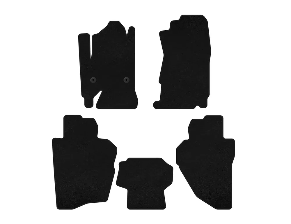 Calitate superioară | Chevrolet Silverado 2013-2019 Covorase textile Classic (Negru)