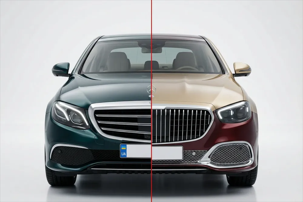 Mercedes E-class W213 2016-2023 Kit caroserie facelift catre Maybach 2024 - Calitate profesională