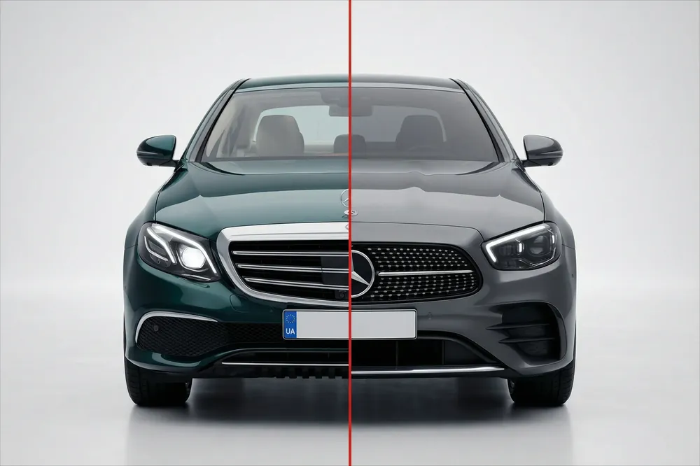Acum disponibil | Mercedes E-class W213 2016-2023 Kit Restyling AMG-Line 2024
