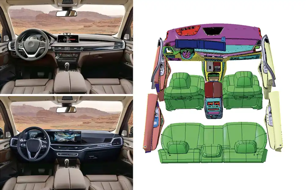 BMW X5 F15 2013-2018 Kit upgrade interior 2025 | Reducere mare