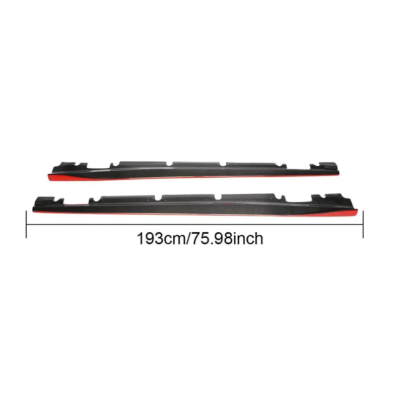 Până la epuizarea stocului - Mercedes A-class W176 2012-2018 Praguri Laterale V1 (Carbon)