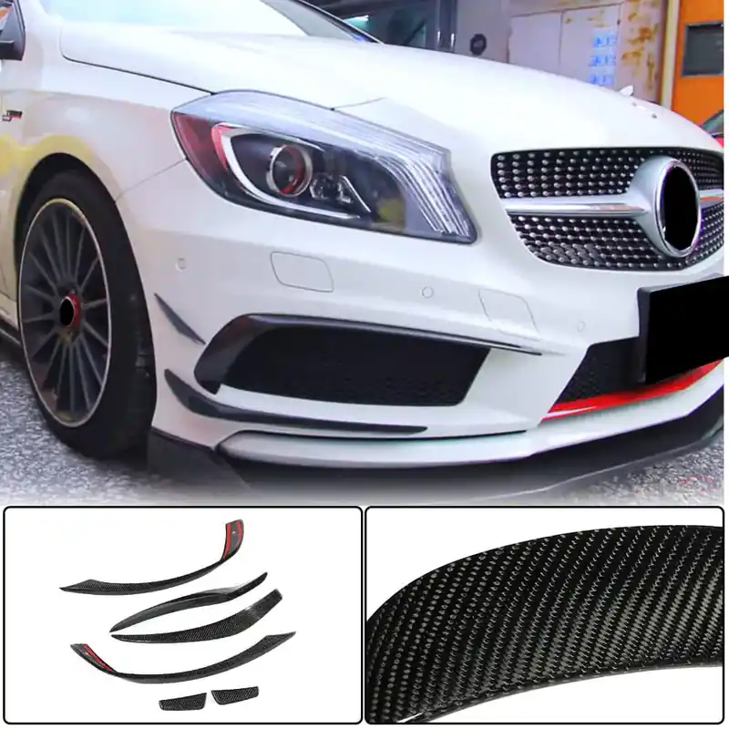 Mercedes A-class W176 2012-2018 Capace Bara Fata Carbon (pentru AMG-Line / A45 AMG HB 2013-2015) - Preț excelent