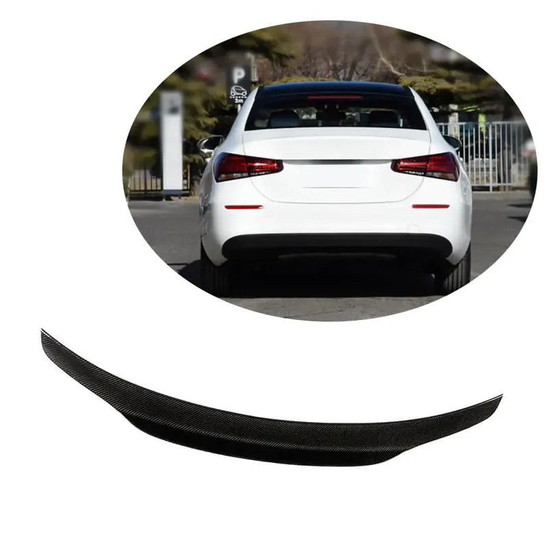 Mercedes A-class W177 2018- Spoiler V4 (pentru SD, Carbon) - Comandă azi