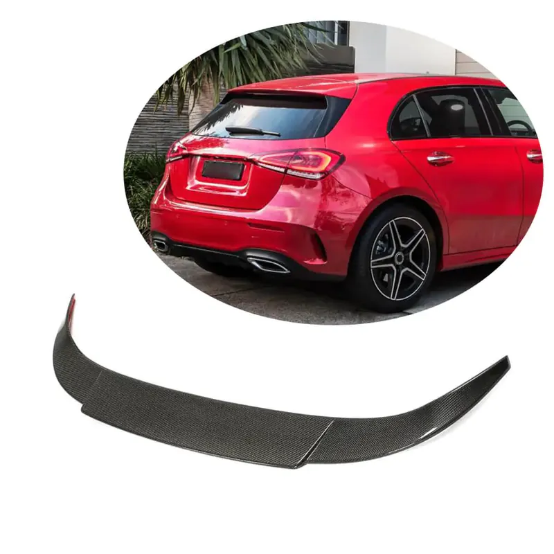 Preț excelent | Mercedes A-class W177 2018- Spoiler V2 (pentru HB, Carbon)
