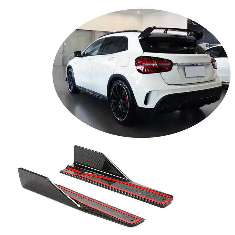 Acum disponibil | Mercedes GLA X156 2014-2019 Capace praguri (pentru GLA45 AMG 2013-2016, carbon)