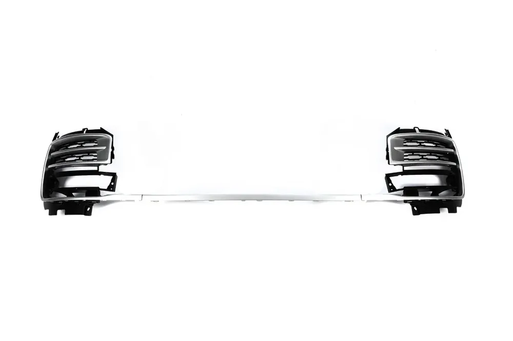 Top vânzări - Range Rover IV L405 2013-2021 Set lip spoiler bara fata SVA Silver (2018-2021, 3 buc.)