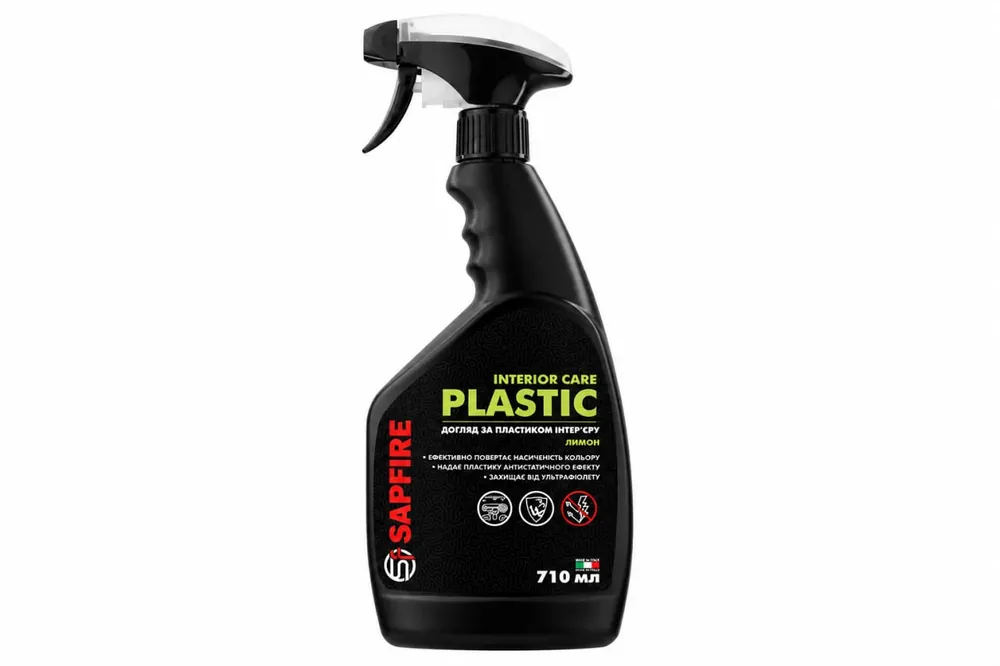 Curatator si polish pentru plastic 710 ml SAPFIRE Plastic Cleaner & Polish - lamaie SONAX - Top vânzări