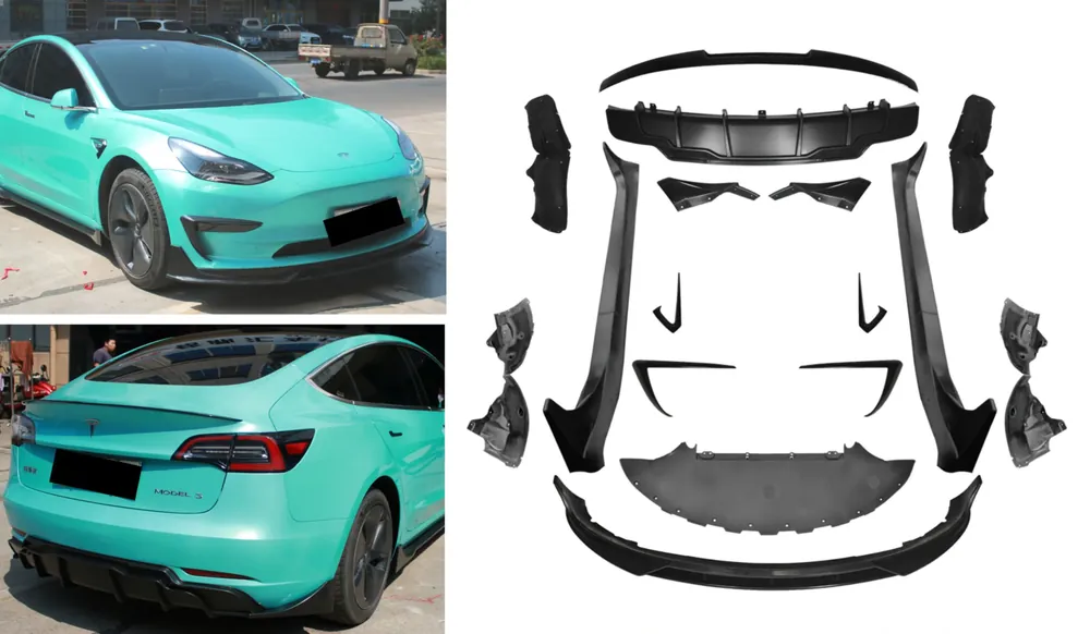 Tesla Model 3 2017- Kit caroserie (2017-2023) - Produs popular