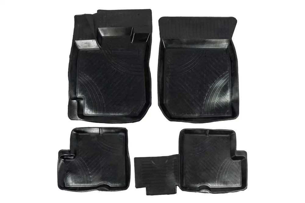 Dacia Sandero 2007-2013 Covorase din cauciuc cu margine Polytep (set 4 buc) | În tendințe