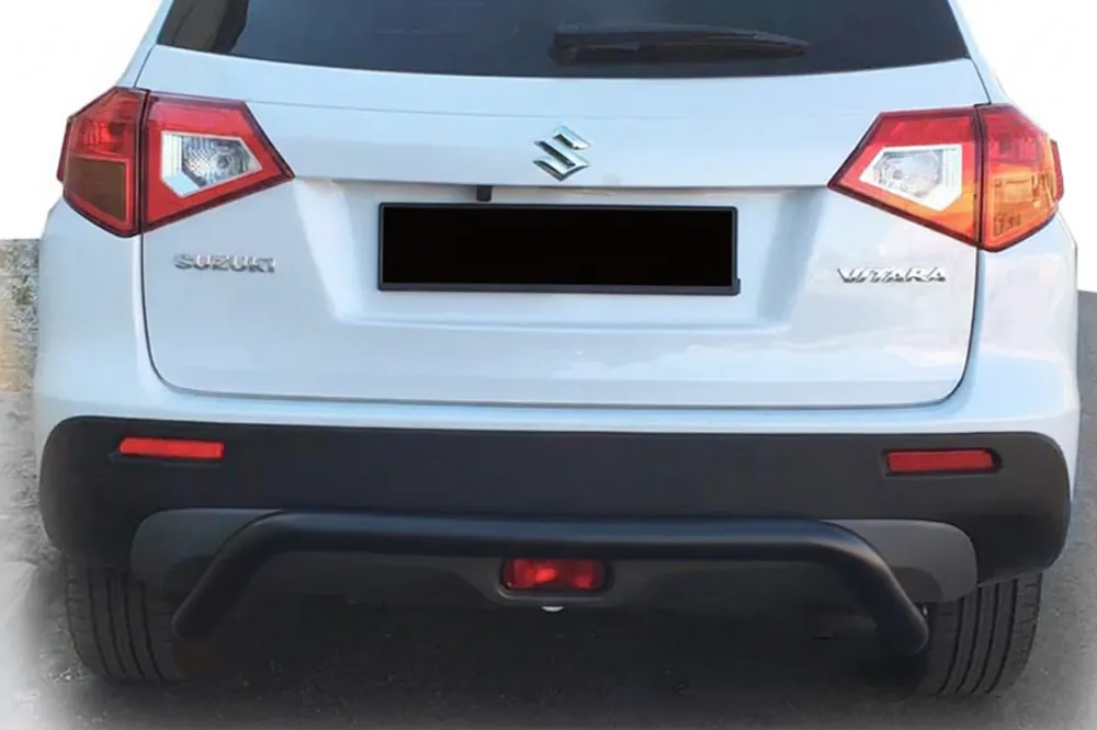 Calitate excelentă | Suzuki Vitara 2015- Protectie Spate AK007 Negru (Otel Inoxidabil)