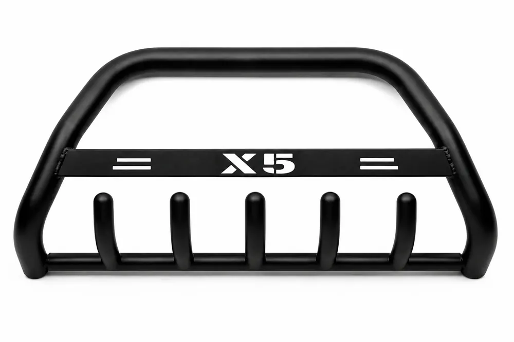Lansare - BMW X5 E53 1999–2006 Bull Bar WT004 Negru (Otel Inoxidabil)