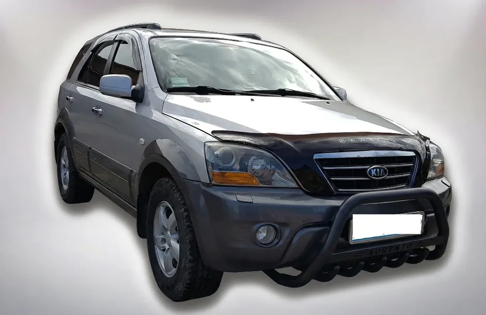 Kia Sorento I BL 2002-2009 Bull Bar WT004 Negru (Otel Inoxidabil) | Preț redus