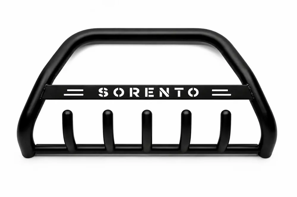 Kia Sorento III UM 2014-2020 Bull Bar WT004 Negru (Otel Inoxidabil) | Comandă rapid